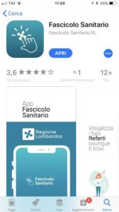 App Fascicolo Sanitario Regione Lombardia su App Store